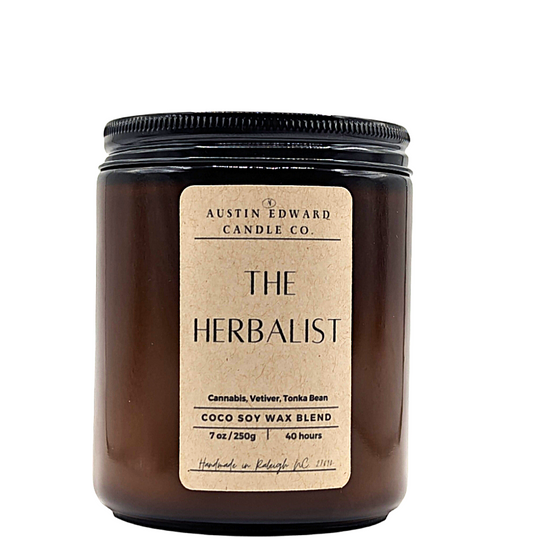 The Herbalist  Handmade Coconut Soy Cotton Wick 7oz Candle