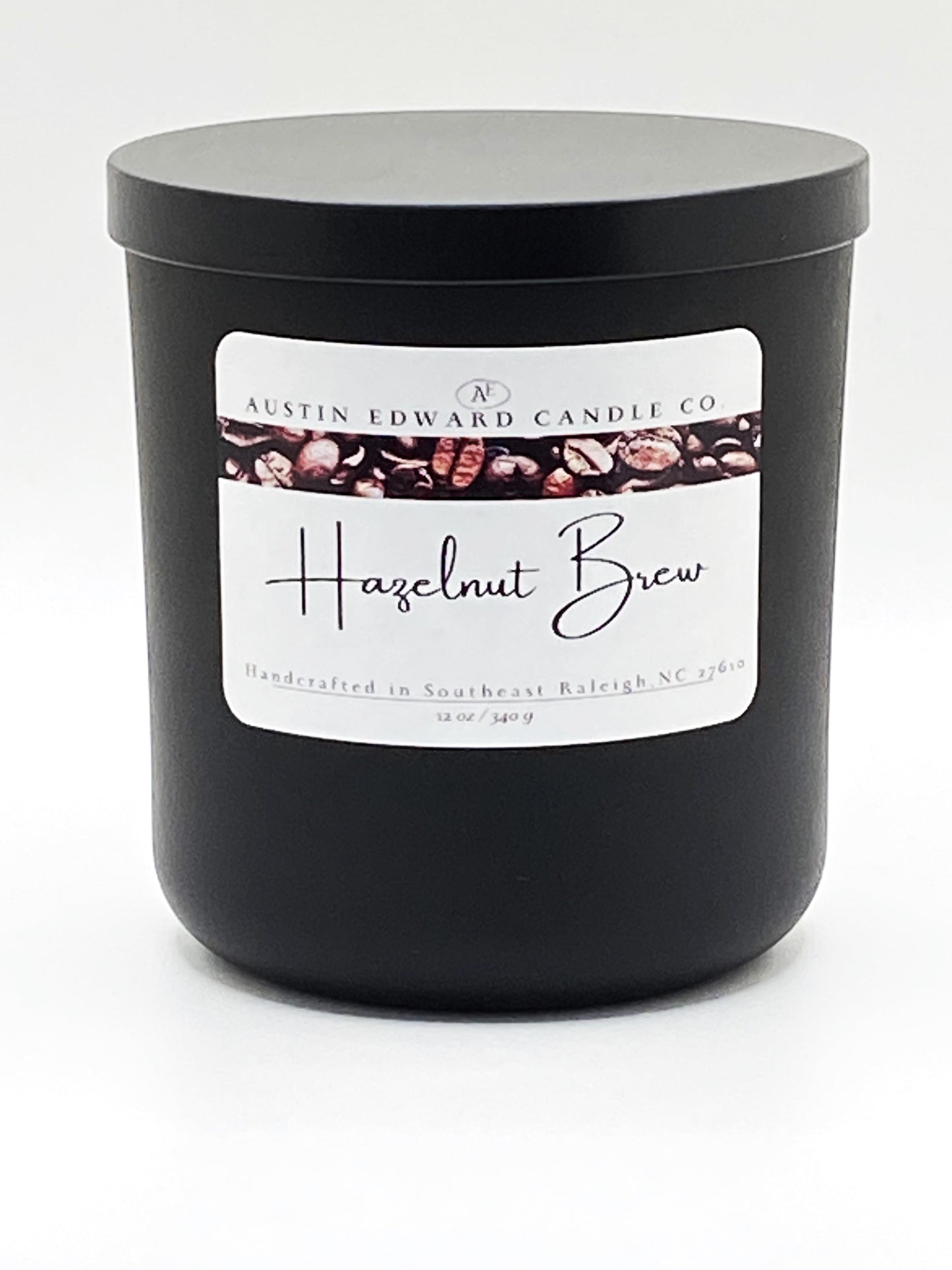 Hazelnut Brew Handmade Coconut Soy 3-Wick Candle