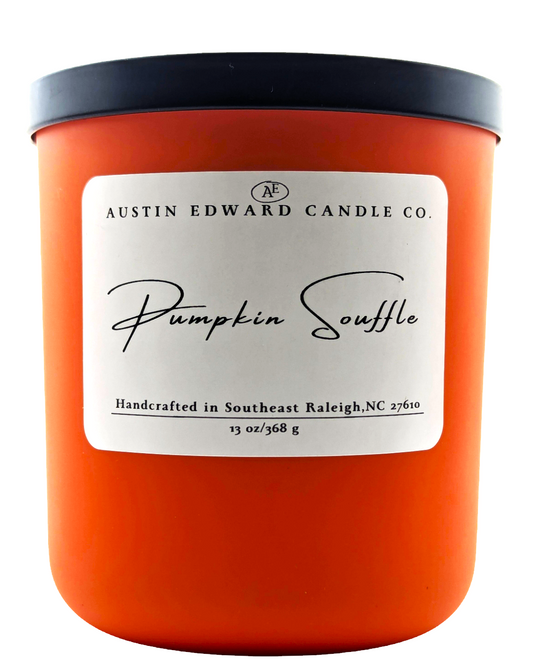 Pumpkin Souffle Handmade Coconut Soy Wooden Wick 13oz Candle