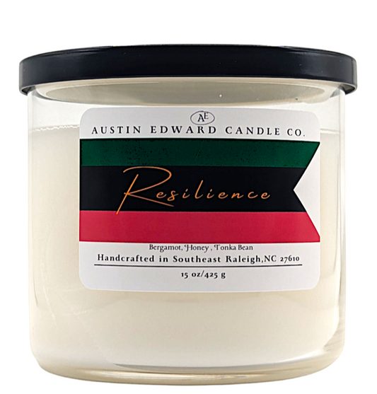 Resilience Handmade Coconut Soy Wooden Wick 15oz Candle