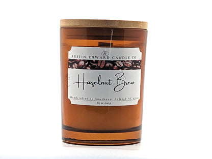 Hazelnut Brew Handmade Coconut Soy Wooden-Wick Candle