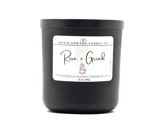 Rise & Grind Handmade Coconut Soy 3-Wick Candle