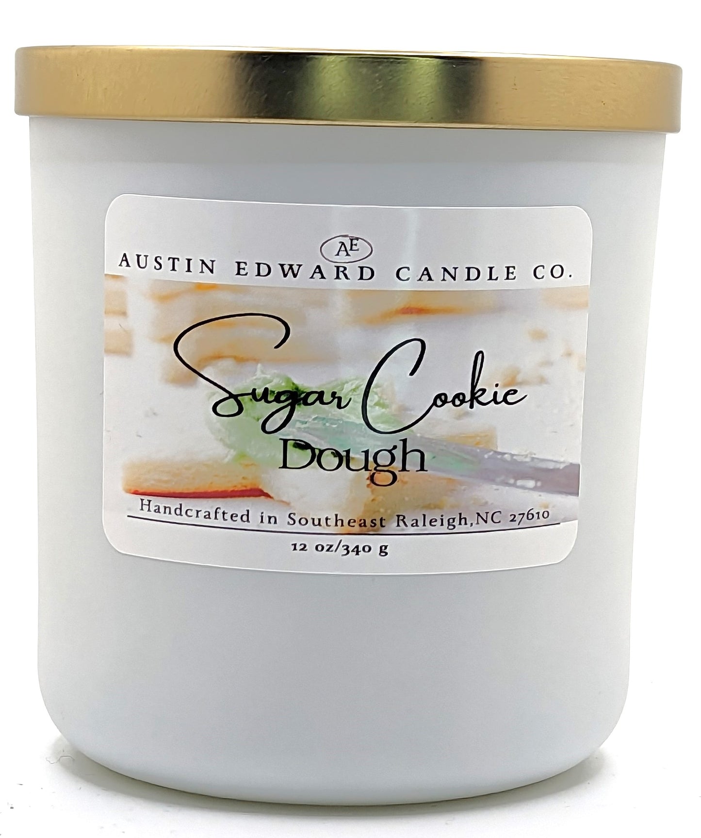 Sugar Cookie Handmade Coconut Soy 3-Wick Candle