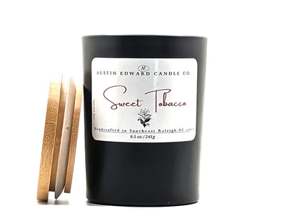 Sweet Tobacco Handmade Coconut Soy Wooden-Wick Candle