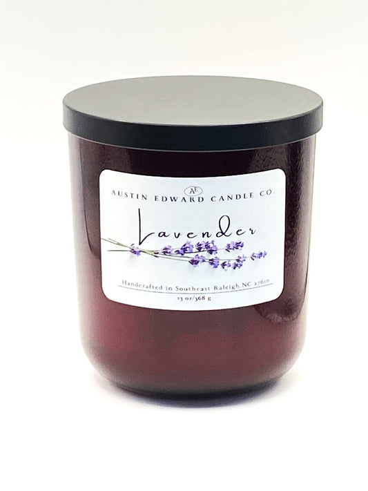 Lavender Handmade Coconut-Soy 3 wick candle